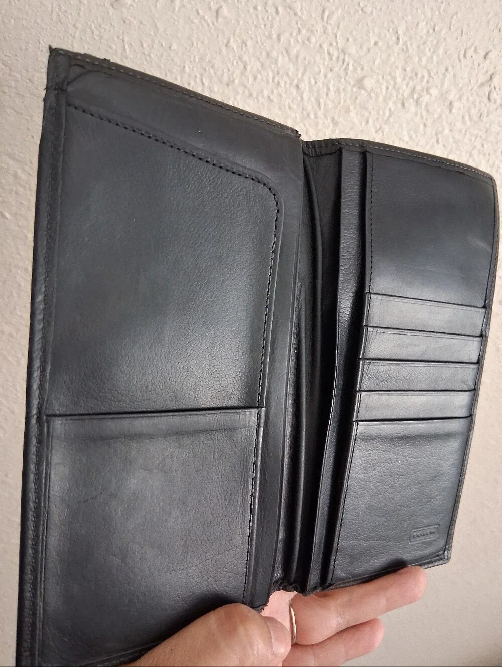 2 Piece Vintage Coach Mens Breast Wallet (Project Bundle) Please See Pics
